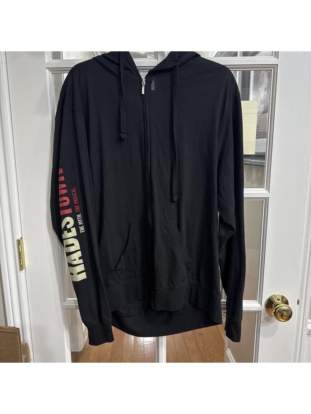 Hades Tour Black Zip Up Hoodie